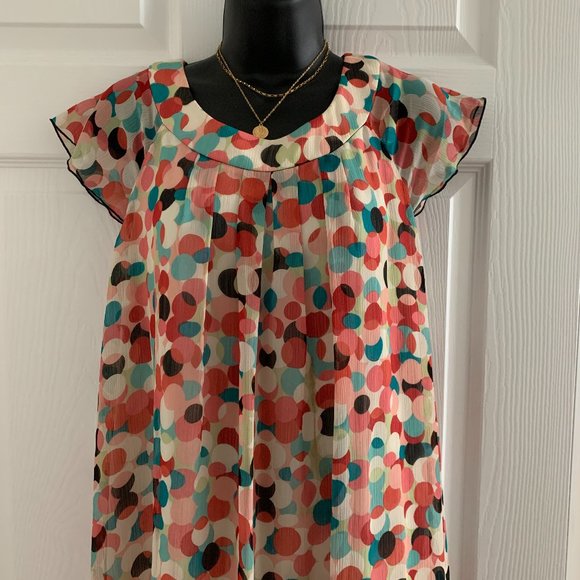 I.N. Studio Women´s Multicolor Shift Dress, Size 12 - Picture 2 of 16